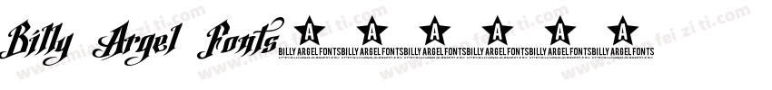 Billy Argel Fonts字体转换